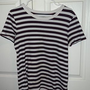 Old Navy red and blue top